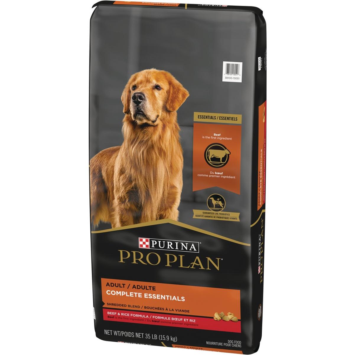 Purina Pro Plan Shredded Blend 35 Lb. Beef & Rice Flavor Adult Dry Dog Food