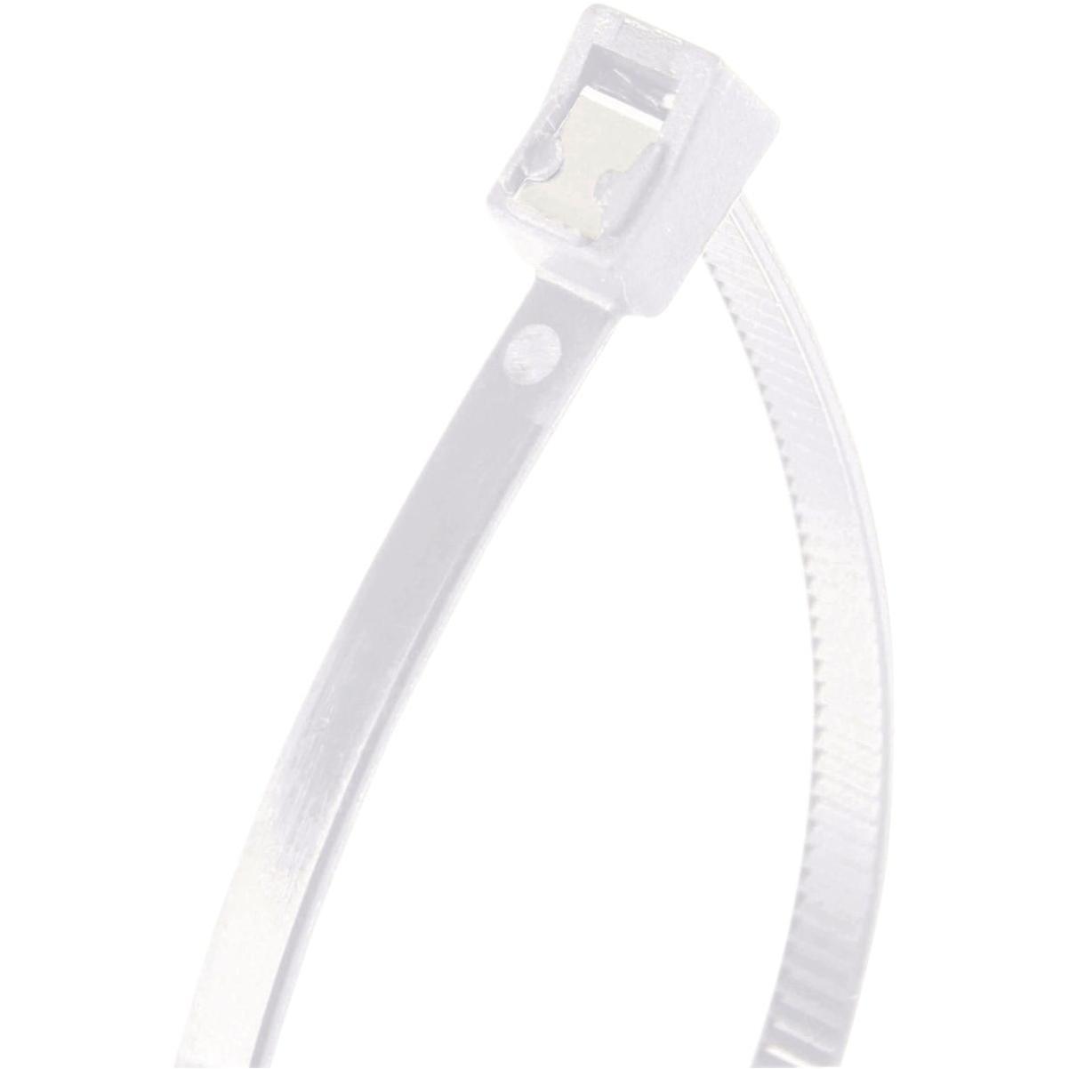 Gardner Bender Cutting Edge 8 In. Natural Nylon Self-Cutting Cable Tie (50-Pack)