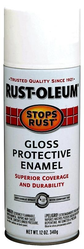 Rust-Oleum PAINT SPRAY GLOSS WHITE 12 OZ