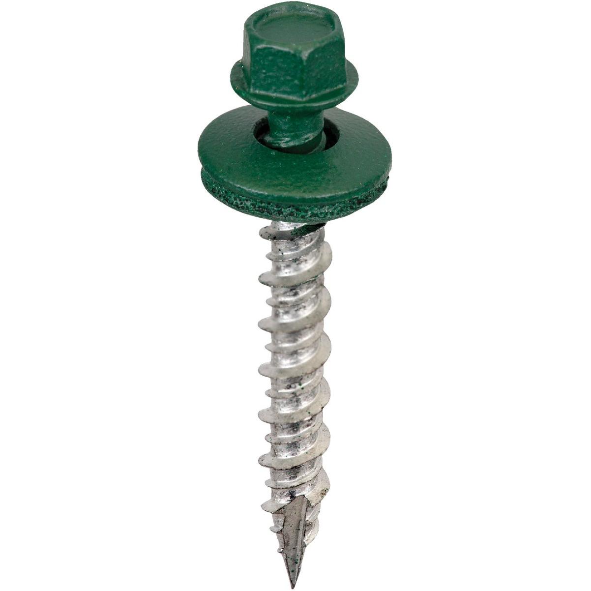 Acorn International 1-1/2 In. Washered Green Framing Screw