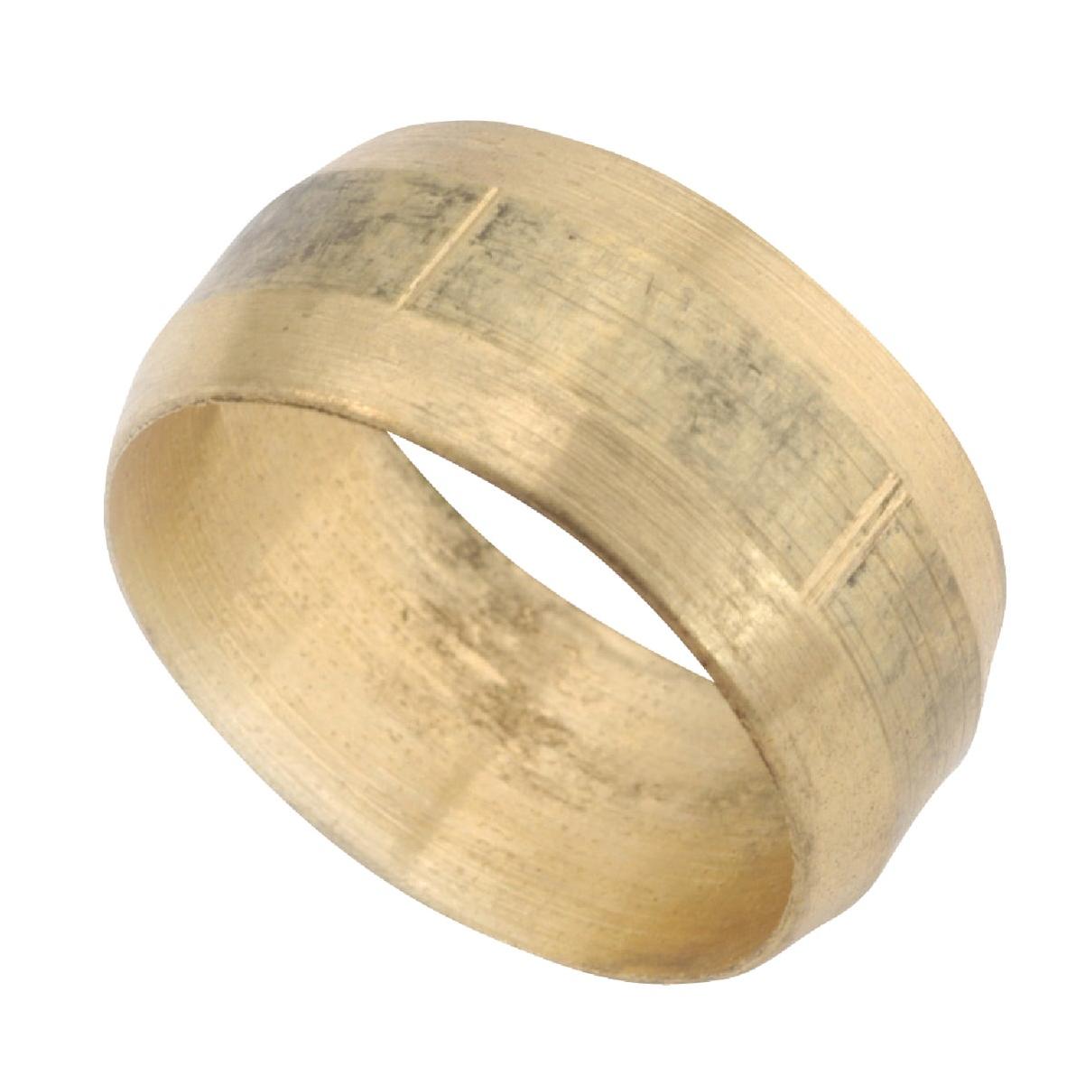 Anderson Metals 3/8 In. Low Lead Brass Compression Sleeve (50-Pack)