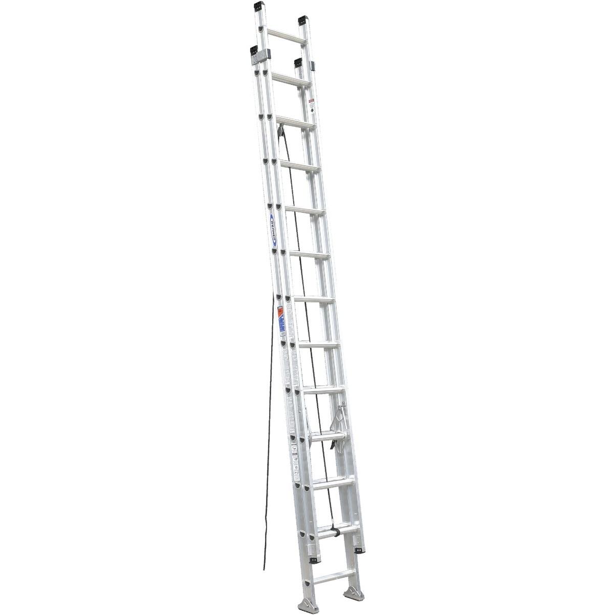 Werner 24 Ft. Aluminum Extension Ladder with 300 Lb. Load Capacity Type IA Duty Rating