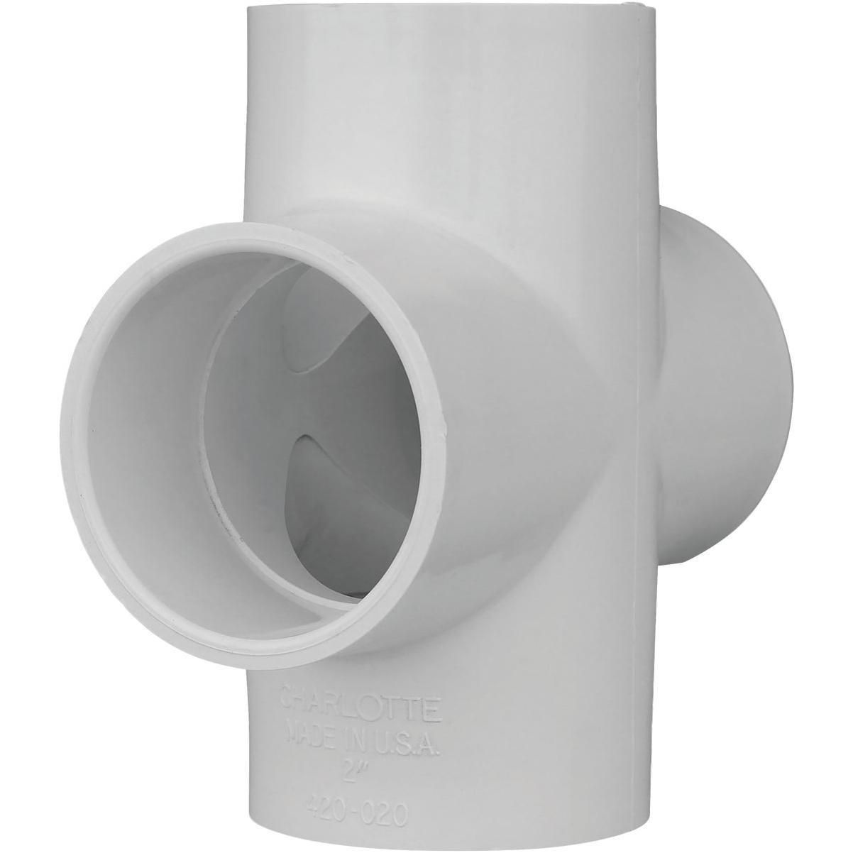Schedule 40 2 Inch Pvc Pipe Cross - Model Pvc 02410 1400ha