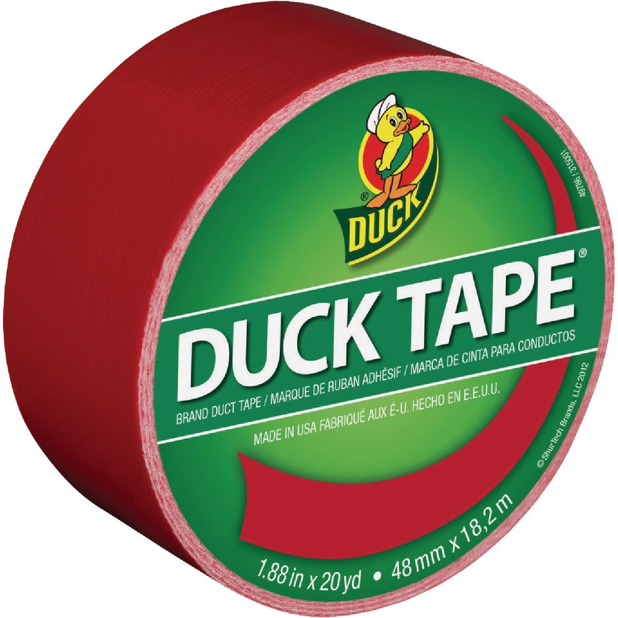 Duck Tape 1.88 In. x 20 Yd. Colored Duct Tape, Red