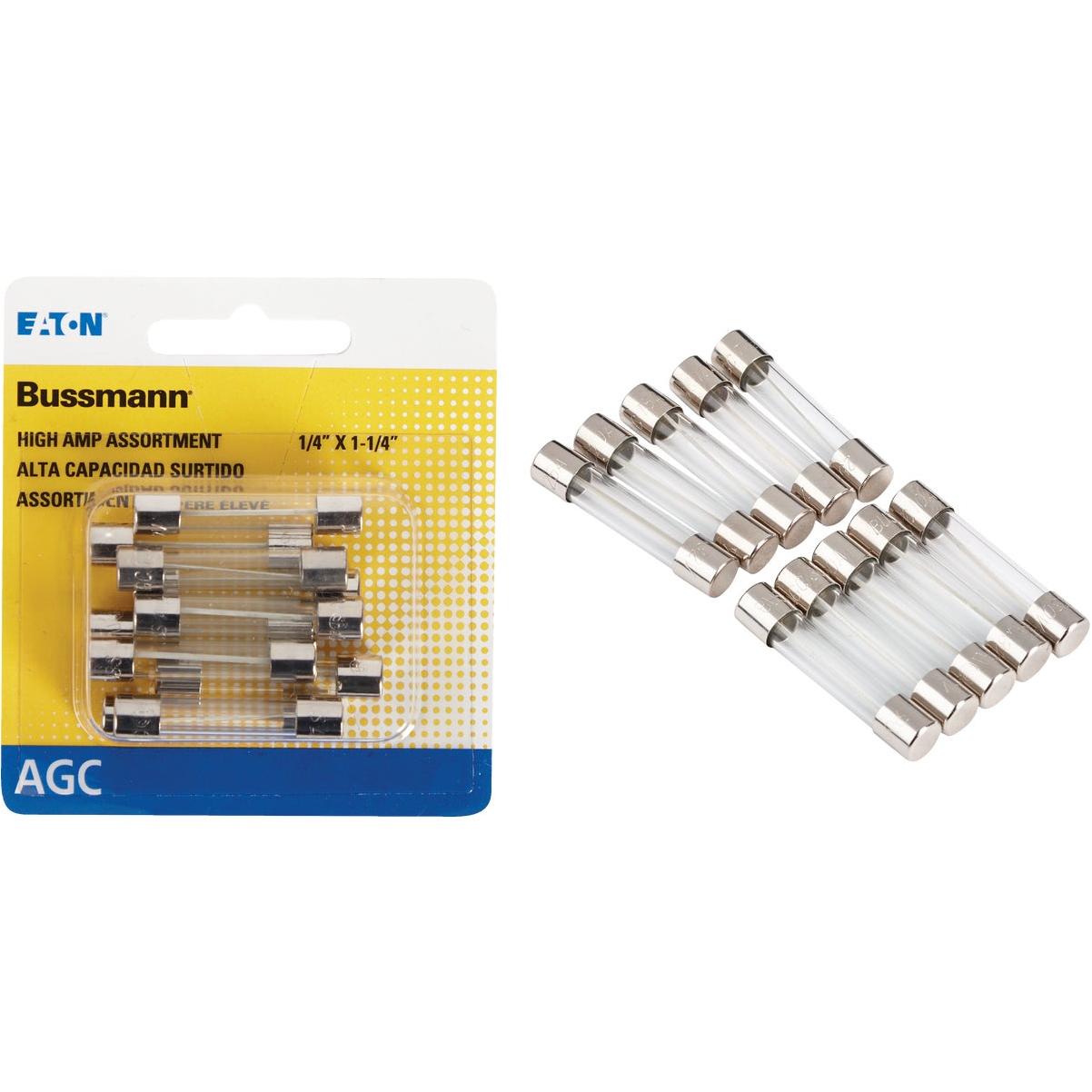 Bussmann AGC & SFE Glass Tube Fuse Assortment (10-Pack)