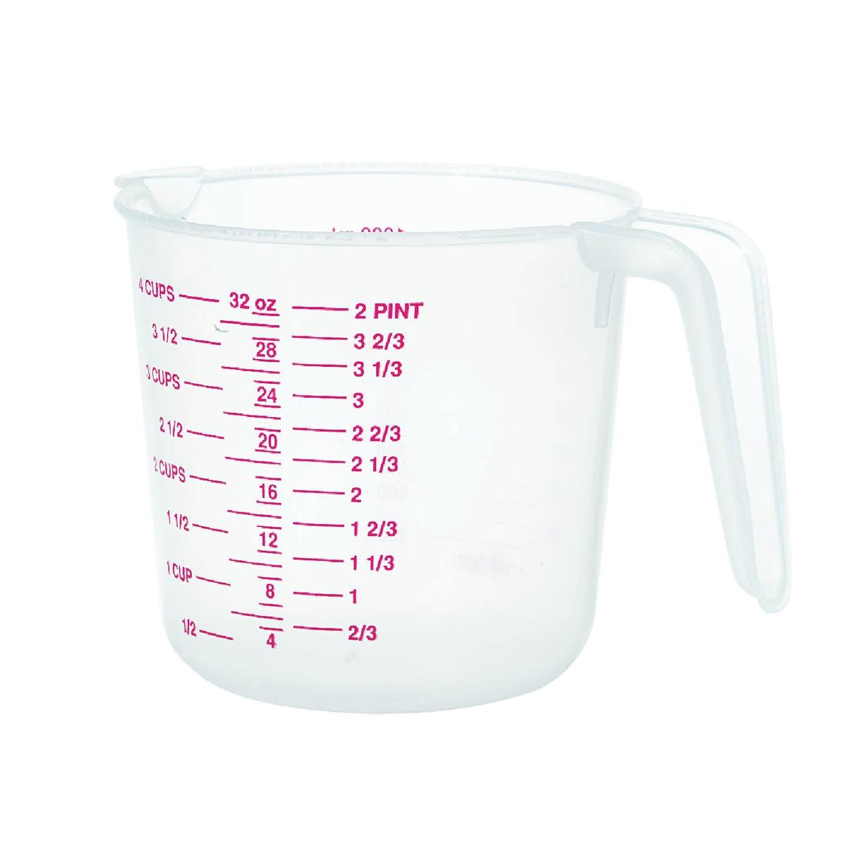 Norpro 4 Cup White Plastic Measuring Cup