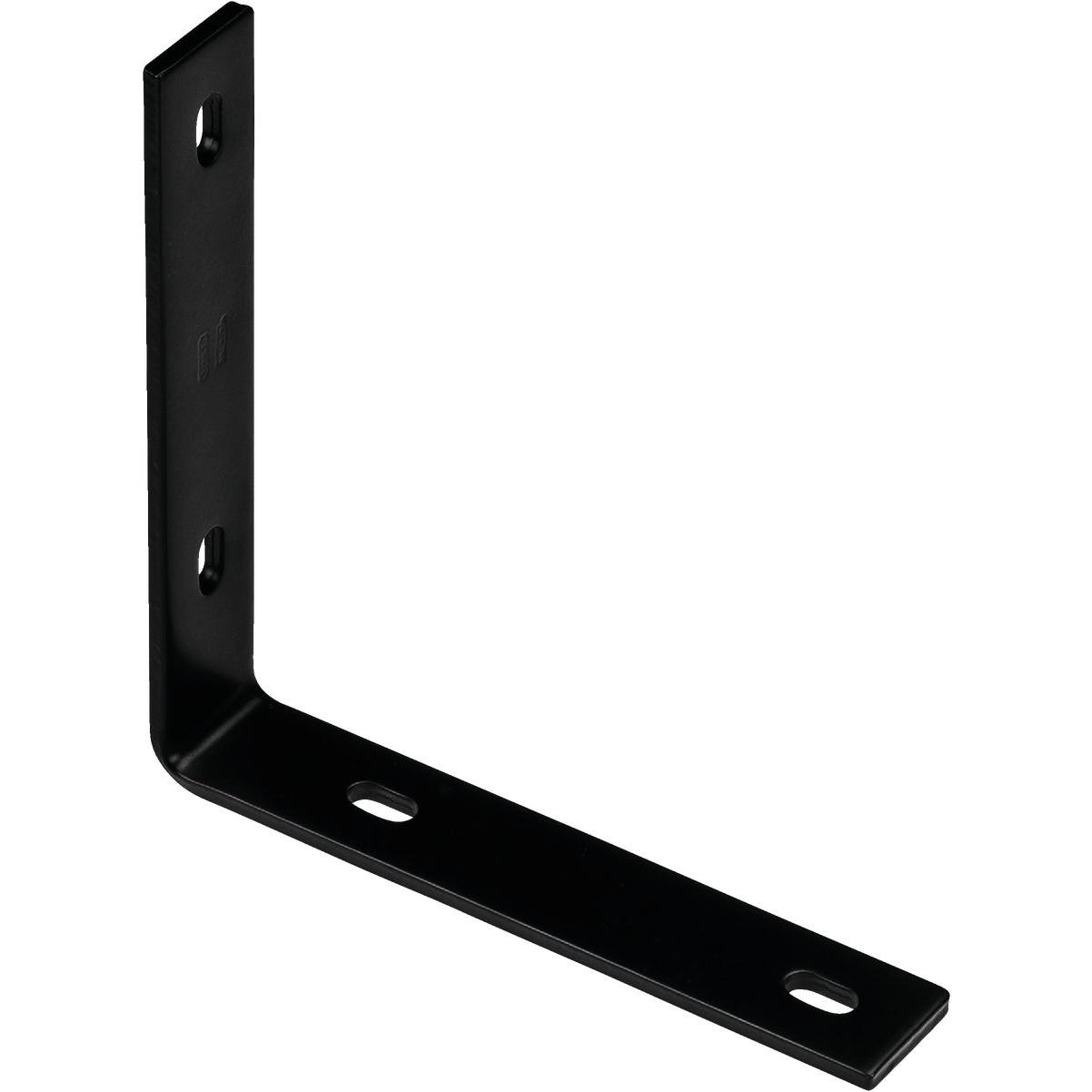 National Hardware 8.25 In. x 1.5 In. Black Heavy-Duty Corner Brace