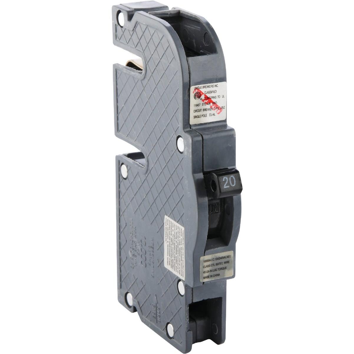 Connecticut Electric 20A Single-Pole Standard Trip Packaged Replacement Circuit Breaker For Zinsco