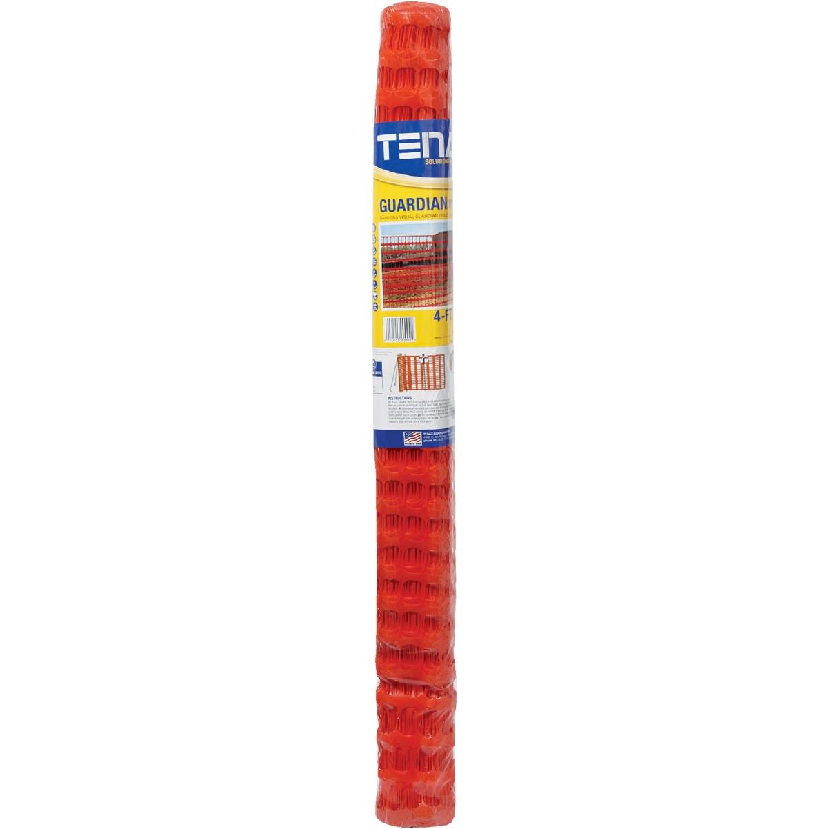 Tenax Guardian 4 ft. H X 50 ft. L Polyethylene Warning Barrier Orange Tenax Guardian 4 ft. H X 50 ft. L Polyethylene Warning Barrier Orange