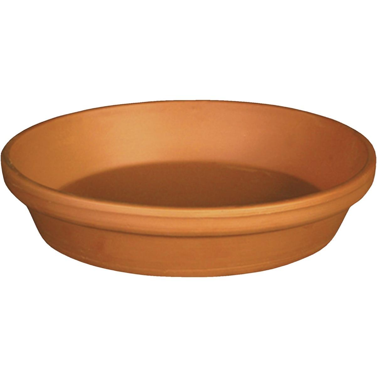 Deroma 4.3 In. Red Terracotta Clay Standard Saucer