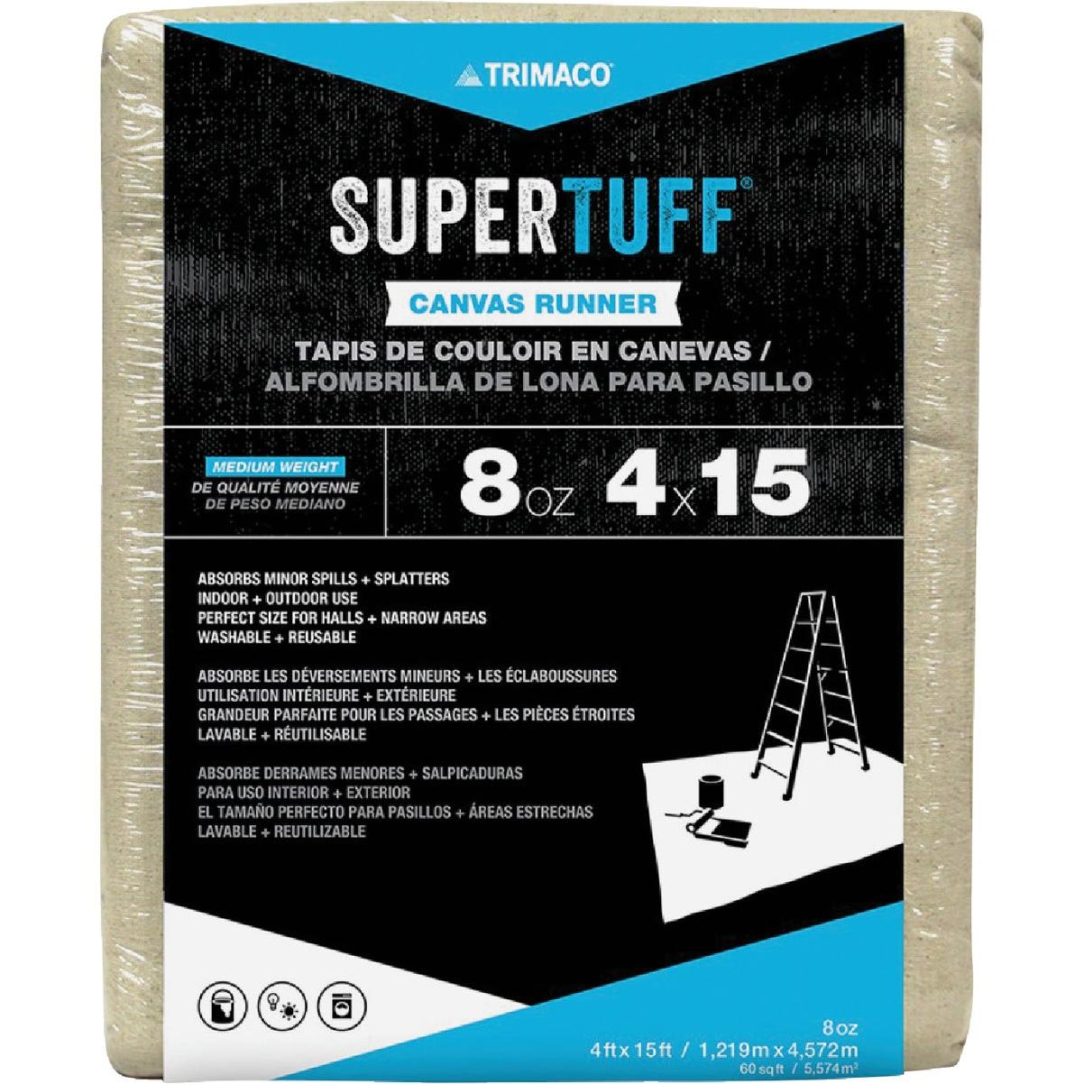 Trimaco SuperTuff 4 Ft. W X 15 Ft. L X 0.06 Mil 6 Oz Canvas Drop Cloth 1 Pk - View #9