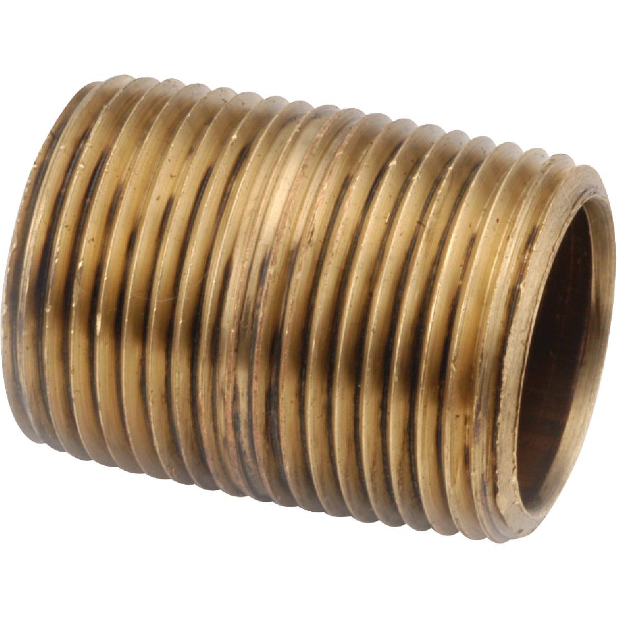 Anderson Metals 1/8 In. x Close Red Brass Nipple