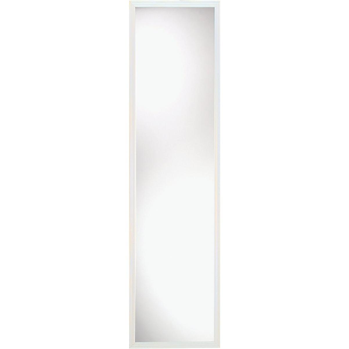 Home Decor Innovations Suave 13 In. x 49 In. White Plastic Door Mirror