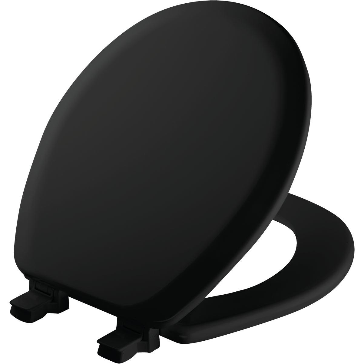 Bemis Mayfair Advantage Round Closed Front Black Wood Toilet Seat