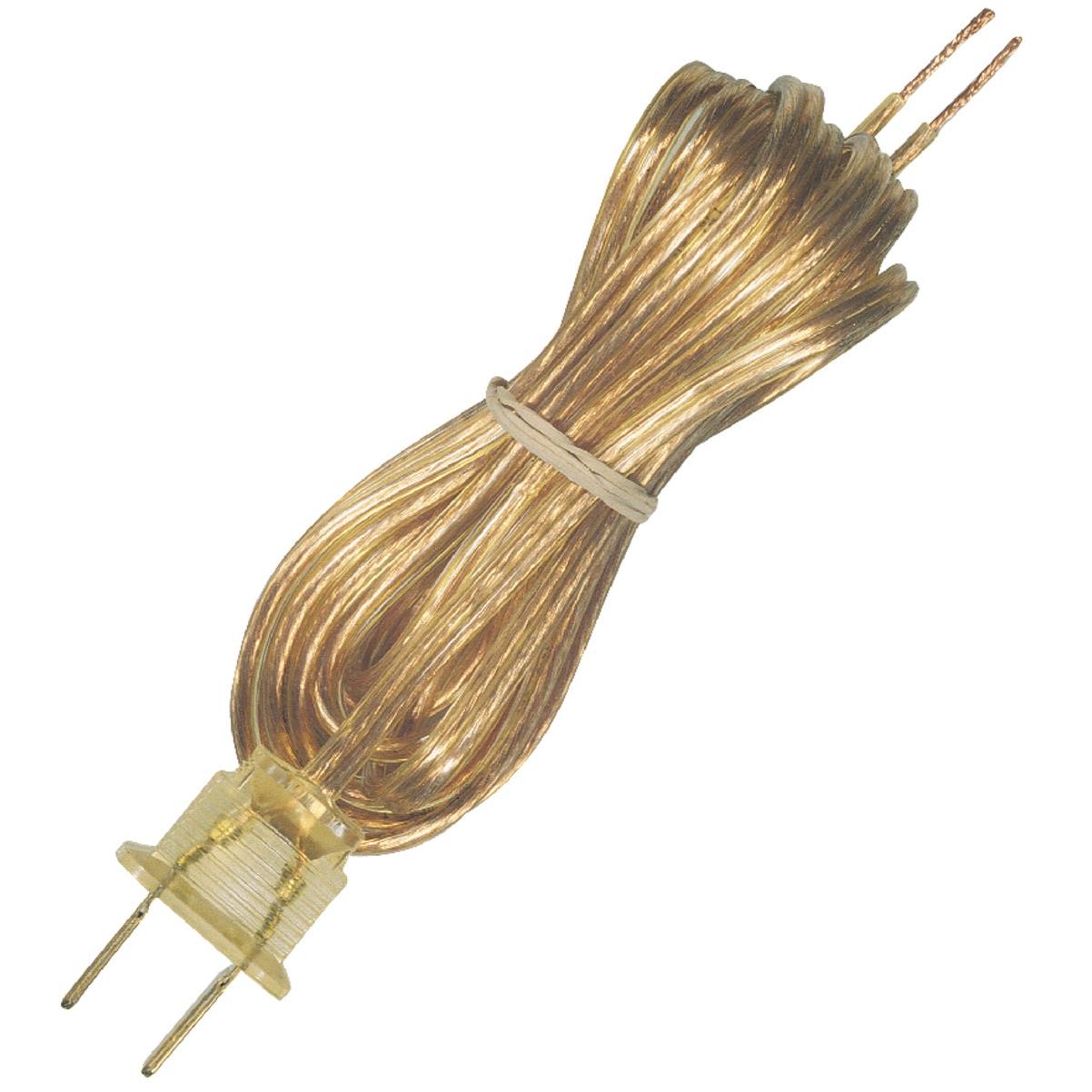 Jandorf Lamp Cord 8' Gold 18-2 GA SPT-1