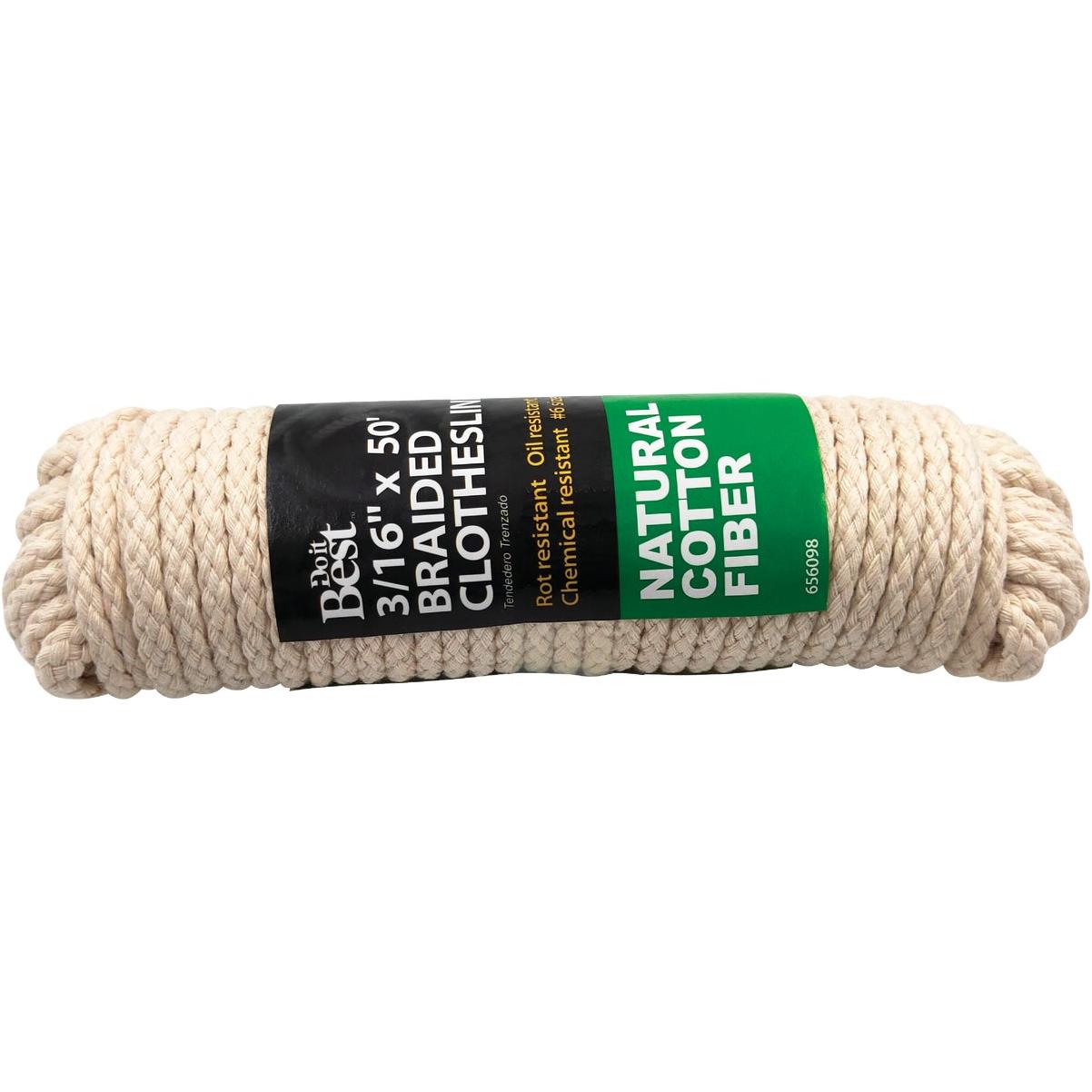 Do it Best 50 Ft. #6 Braided Clothesline