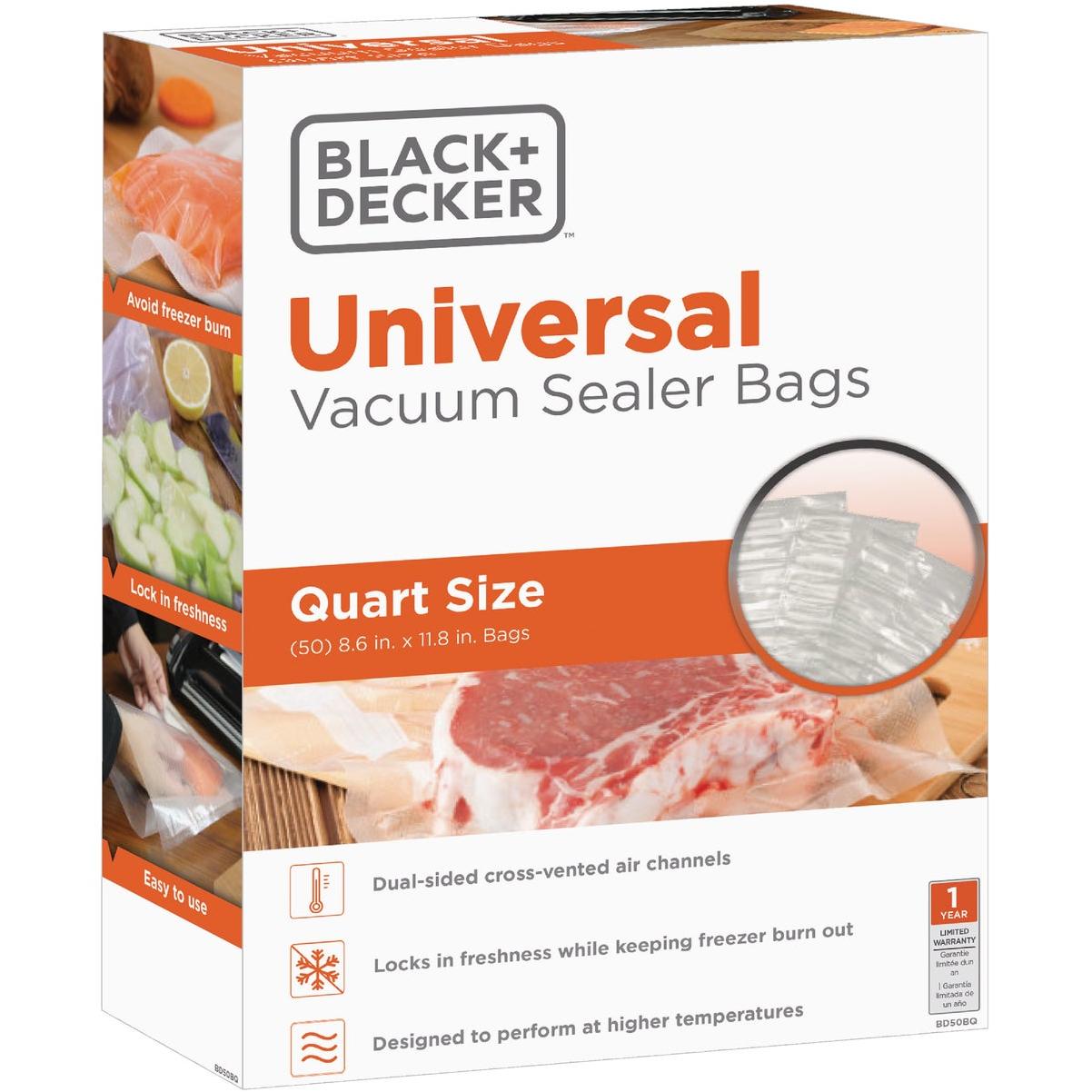 HARDWARE INTER Black & Decker Quart 8 In. x 12 In. Vacuum Sealer Bag