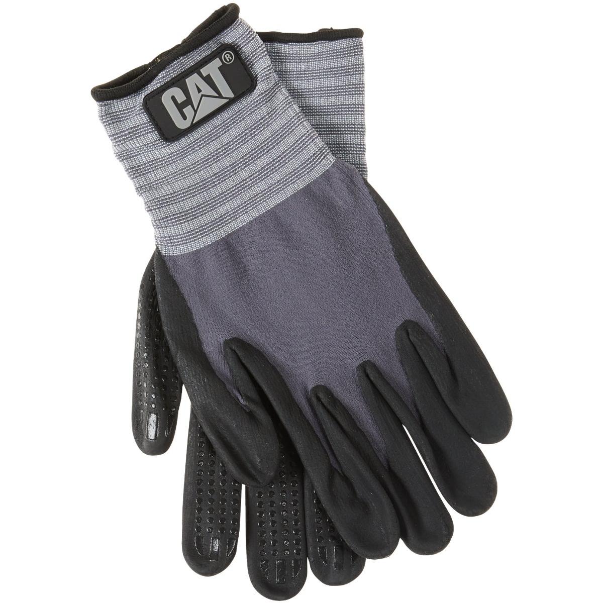 CAT Men's Large Dotted & Dipped Nitrile Coated Glove