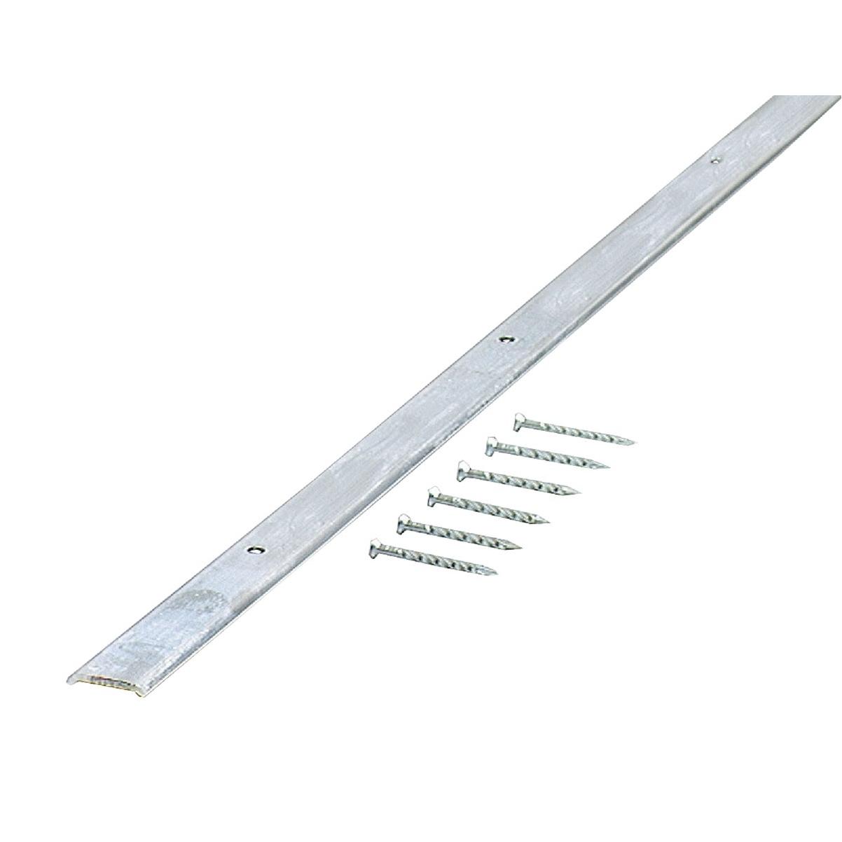M-D Building Products 3/4 In. x 72 In. Polished Aluminum Seam Binder with Screw Nails