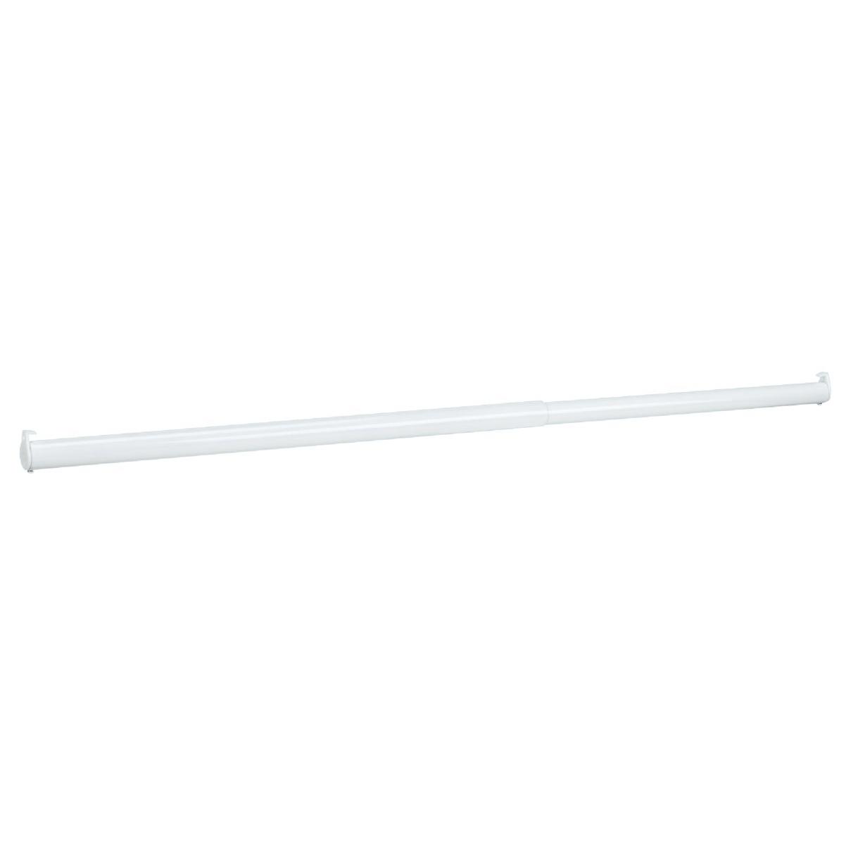 John Sterling Closet-Pro 30 In. to 48 In. x 1-1/4 In. Extra Heavy-Duty Adjustable Closet Rod, White