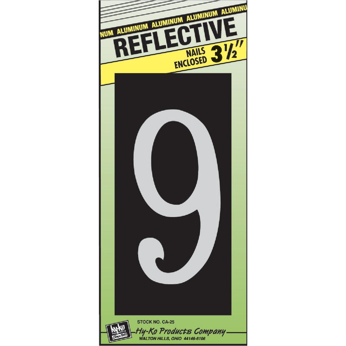 Hy-Ko 3-1/2 In. White House Number Nine