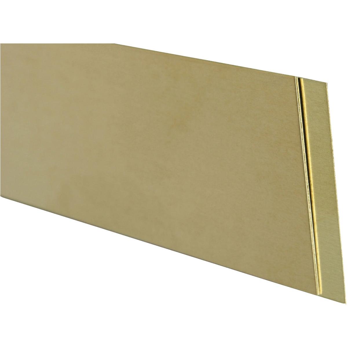 K&S Brass 1 In. x 12 In. Strip Stock