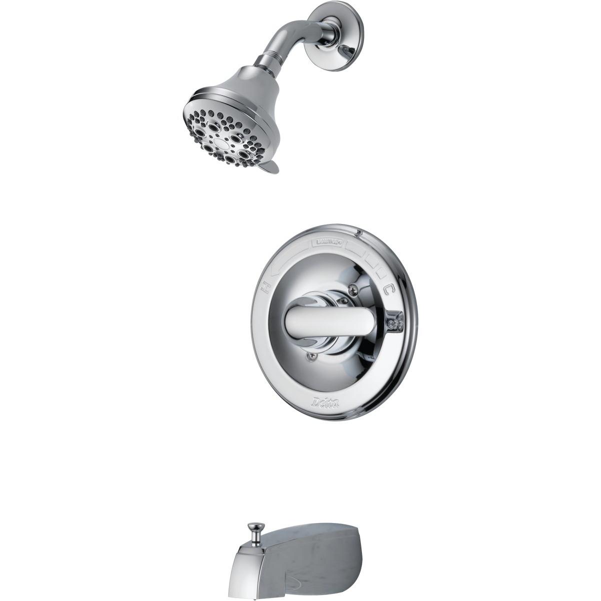 Delta Classic Chrome Single-Handle Tub and Shower Faucet