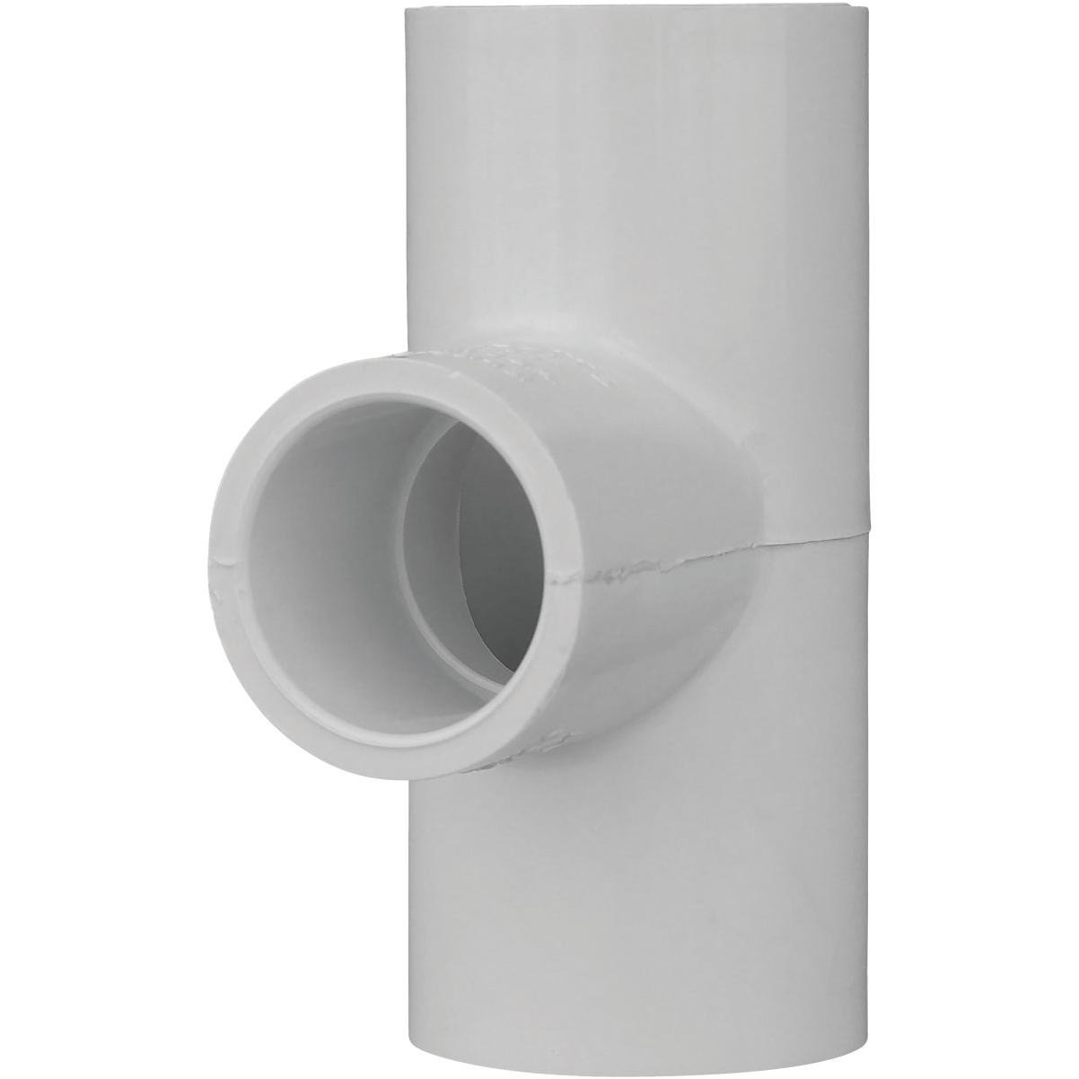 Charlotte Pipe 1 In. A x 1 In. B x 3/4 In. C Schedule 40 Pressure Reducing PVC Tee