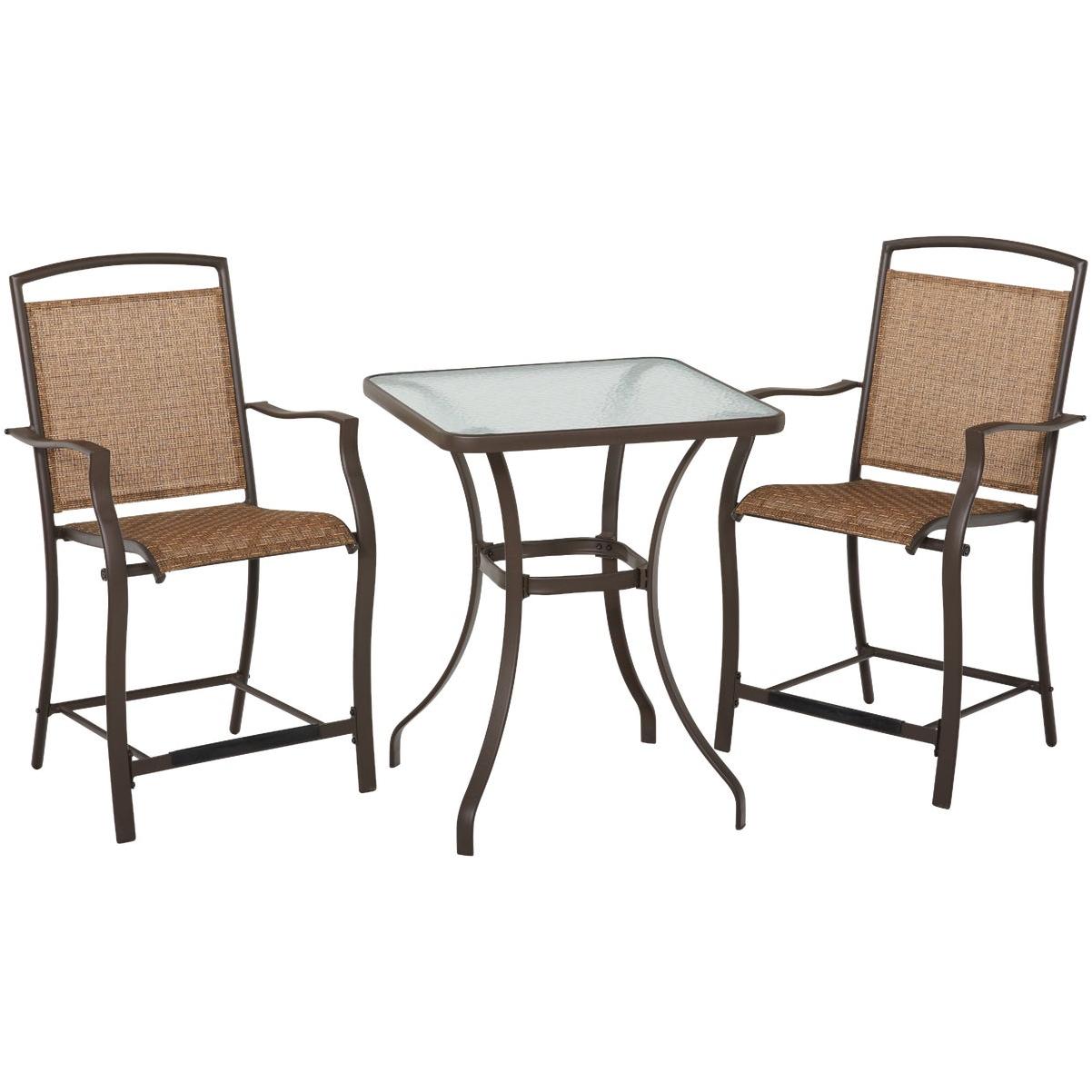 Outdoor Expressions 3-Piece Balcony Bistro Set