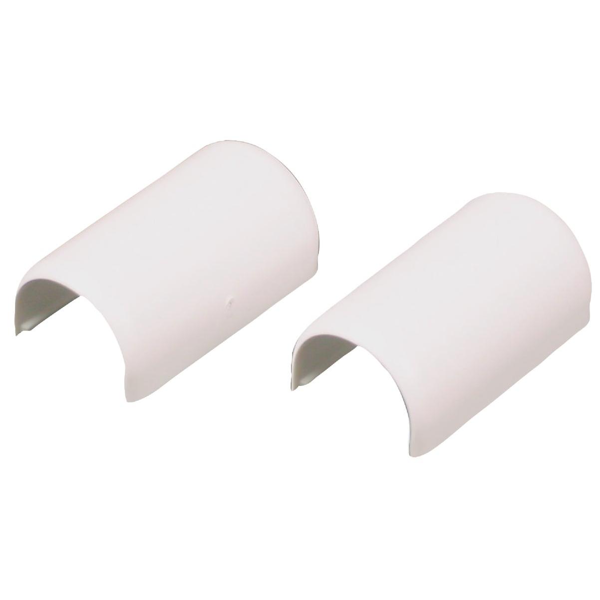 Wiremold CordMate White 9/16 In. W. x 7/16 In. D. PVC Connection Fitting (2-Pack)