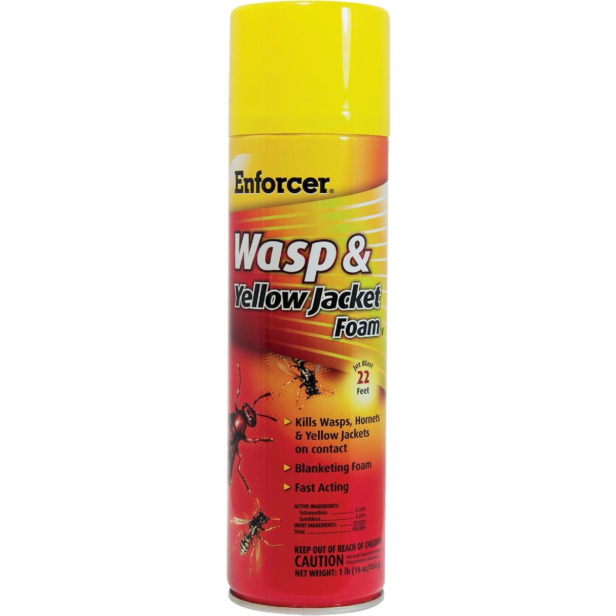 Enforcer 16 Oz. Foaming Aerosol Spray Yellow Jacket, Wasp & Hornet Killer