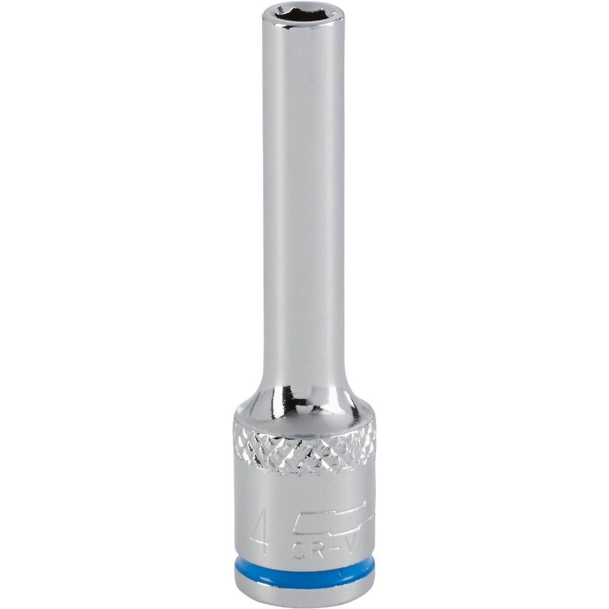 Channellock 1/4 In. Drive 4 mm 6-Point Deep Metric Socket