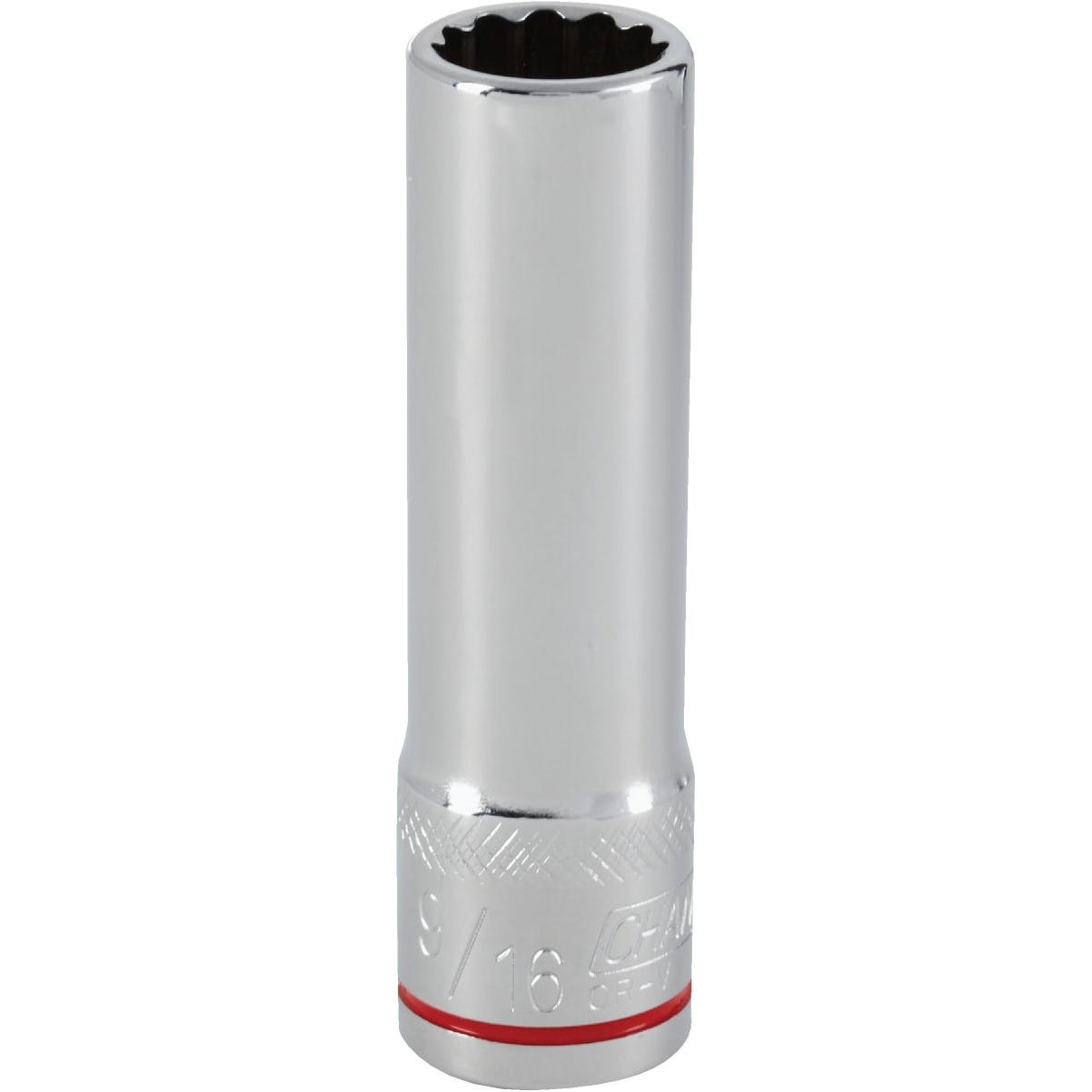 Channellock 1/2 In. Drive 9/16 In. 12-Point Deep Standard Socket