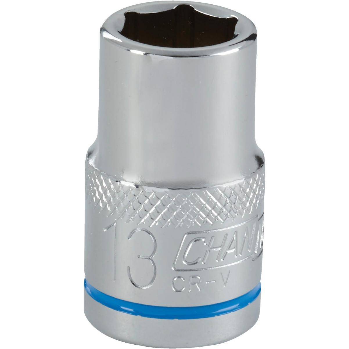 Channellock 1/2 In. Drive 13 mm 6-Point Shallow Metric Socket