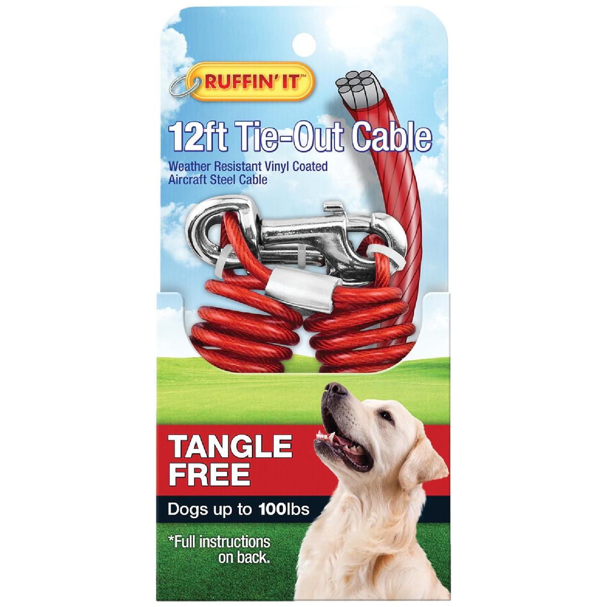 Boss Pet Guardian Gear Medium Dog Poly Rope Dog Tie-Out, 15 Ft.