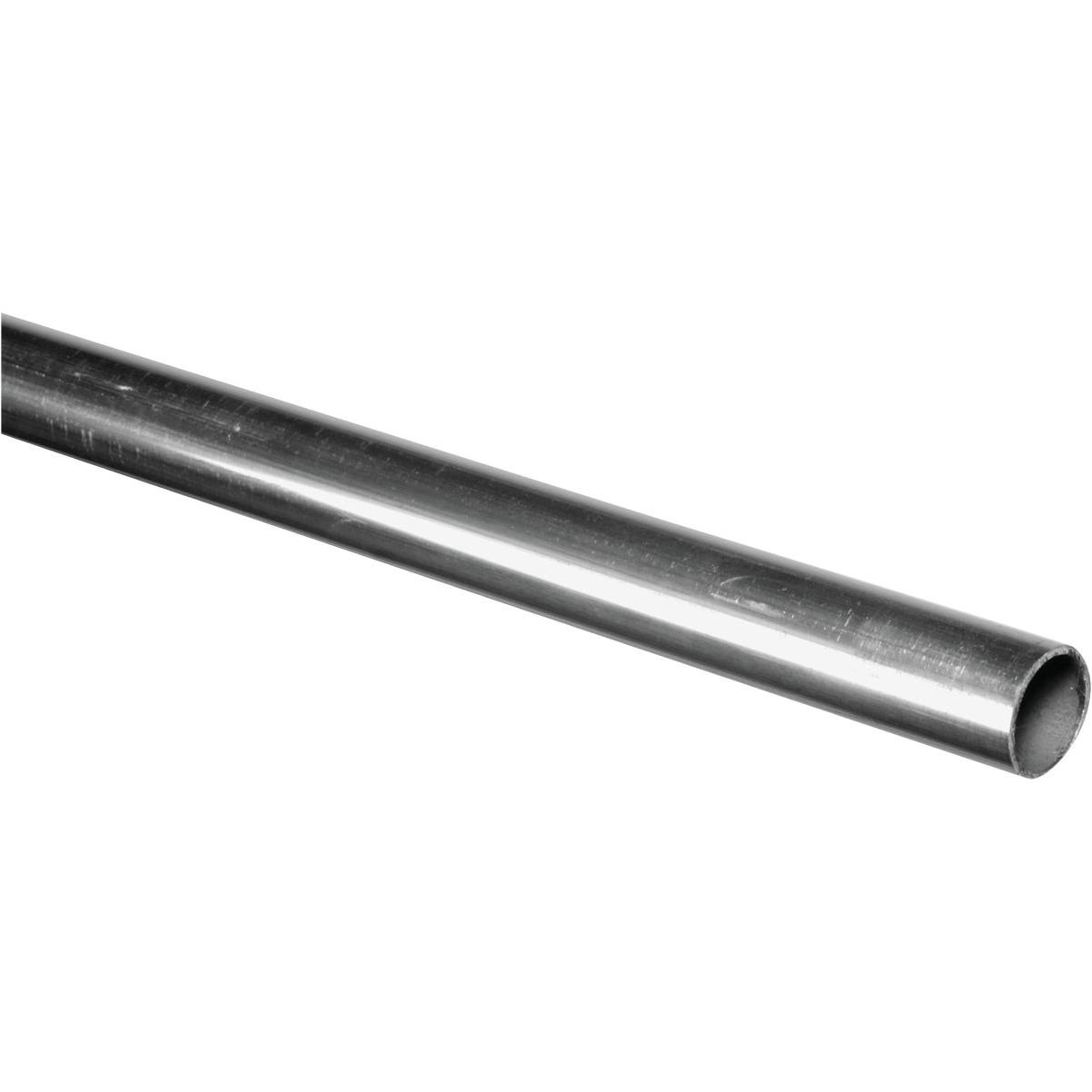 Hillman Steelworks Aluminum 3/4 In. O.D. x 4 Ft. Round Tube Stock