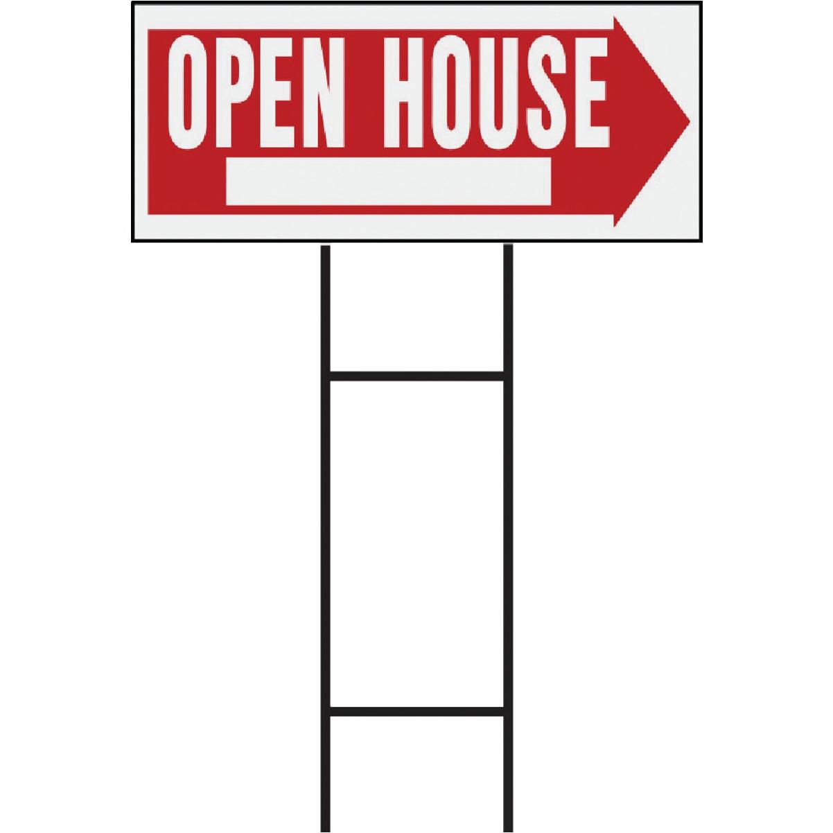 Hy-Ko Corrugated Plastic Sign, Open House
