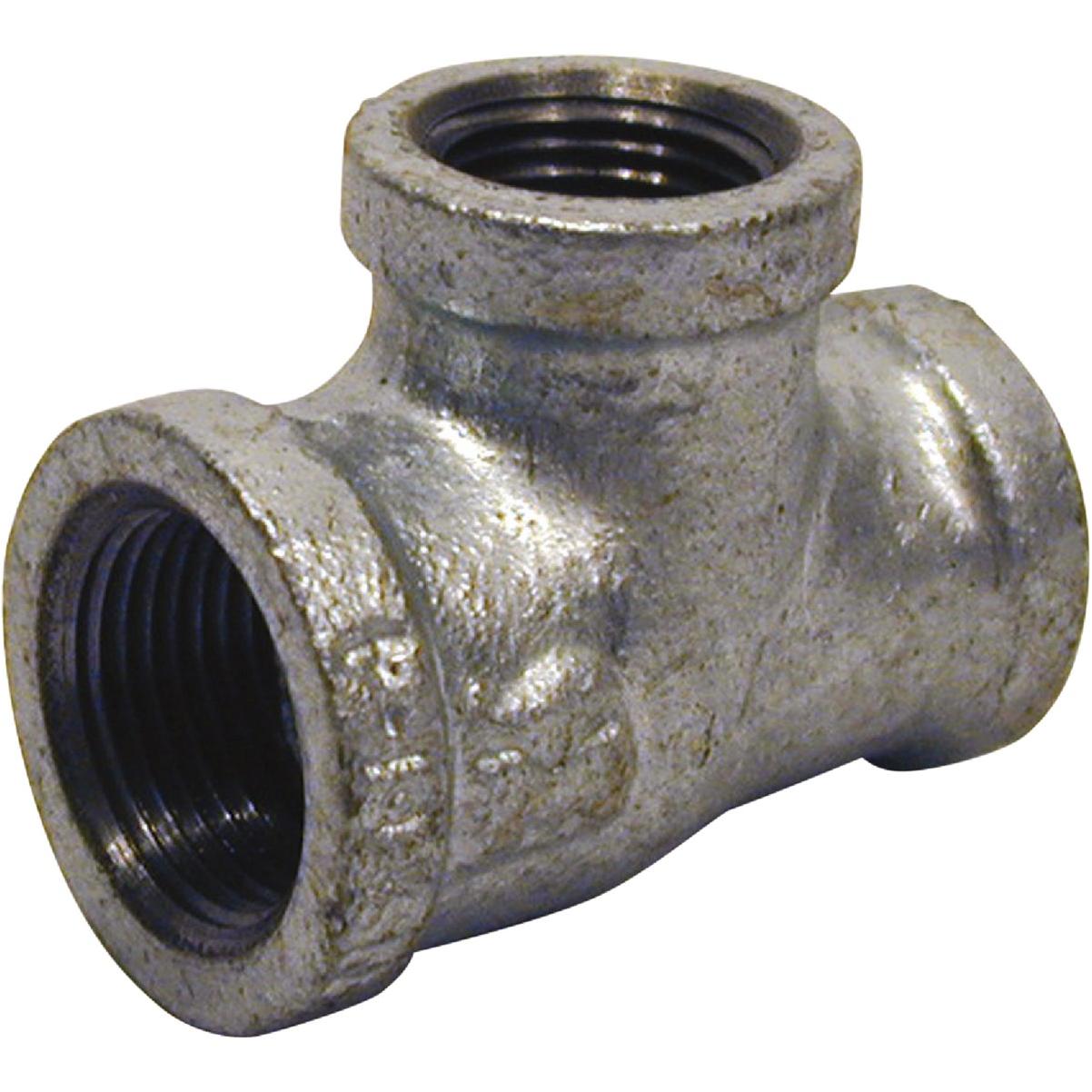 Southland 3/4 In. x 1/2 In. x 1/2 In. Malleable Iron Reducing Galvanized Tee