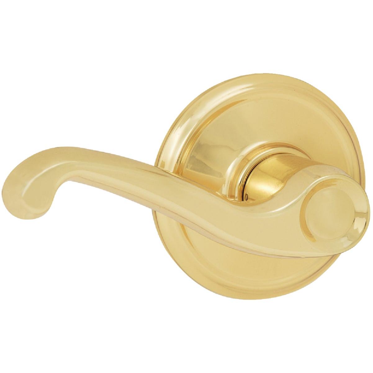 Schlage Flair Bright Brass Passage Door Lever