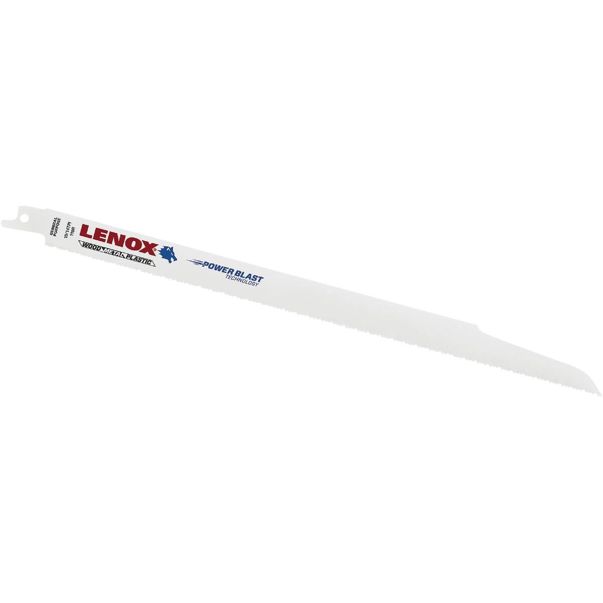 Lenox MULTIWOLF WAVE EDGE 12 In. 10 TPI Multi-Purpose Reciprocating Saw Blade (5-Pack)