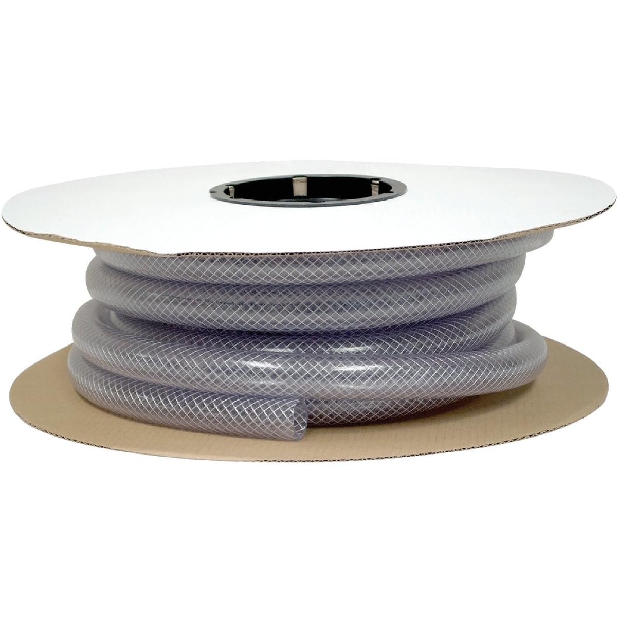 Abbott Rubber 1-3/8 In. x 1 In. x 50 Ft. Clear T12 Braided PVC Tubing