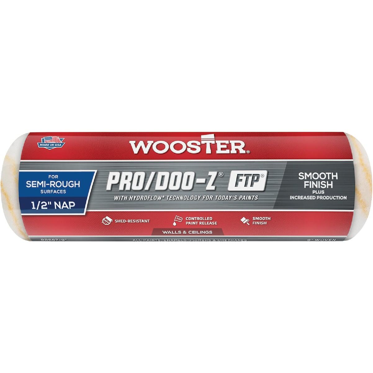 Wooster Pro/Doo-Z FTP 9 In. x 1/2 In. Woven Fabric Roller Cover