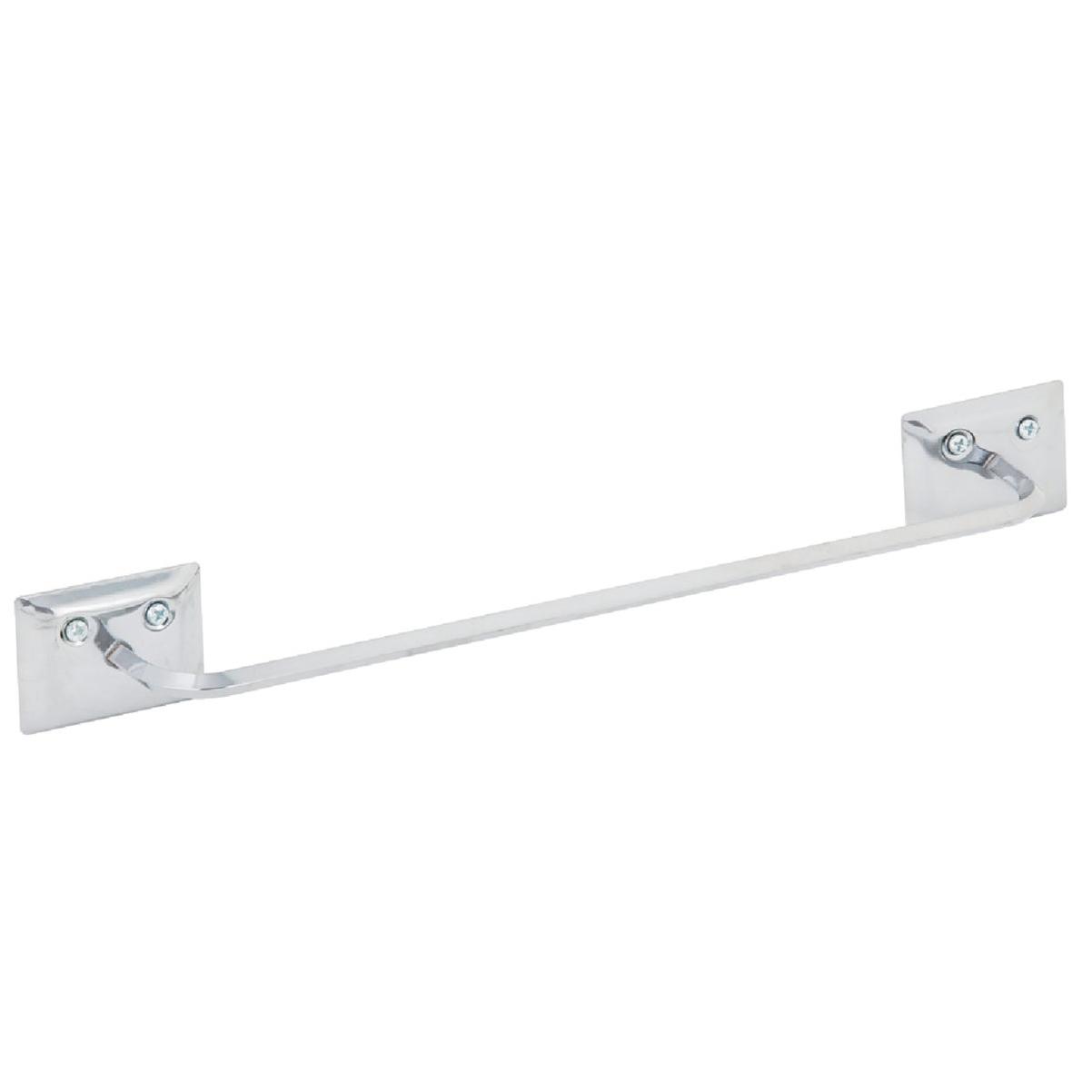 Decko Diamond Bar Design 12 In. Chrome Towel Bar