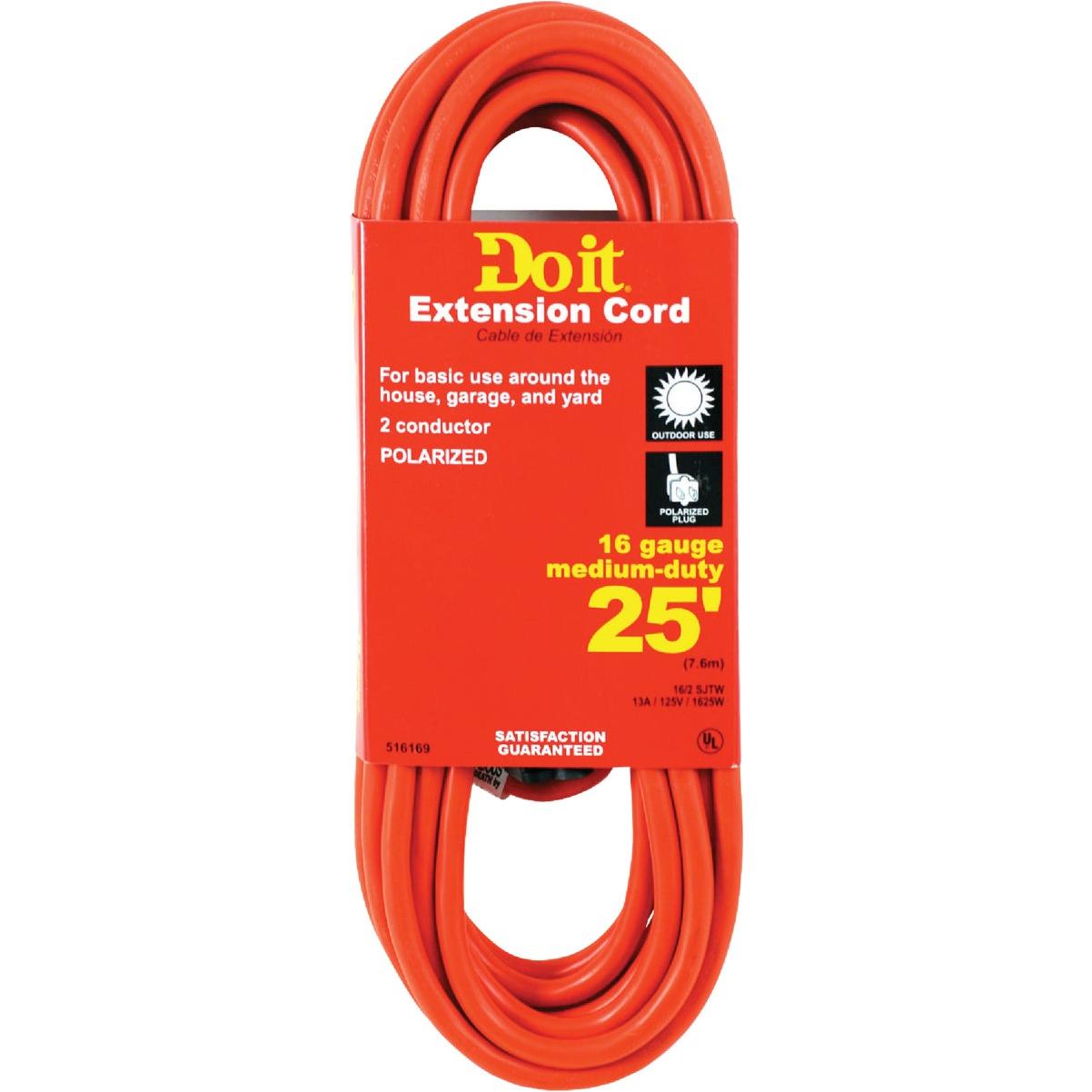 Master Electrician 25 Ft. 16/2 Polarized Outdoor Extension Cord