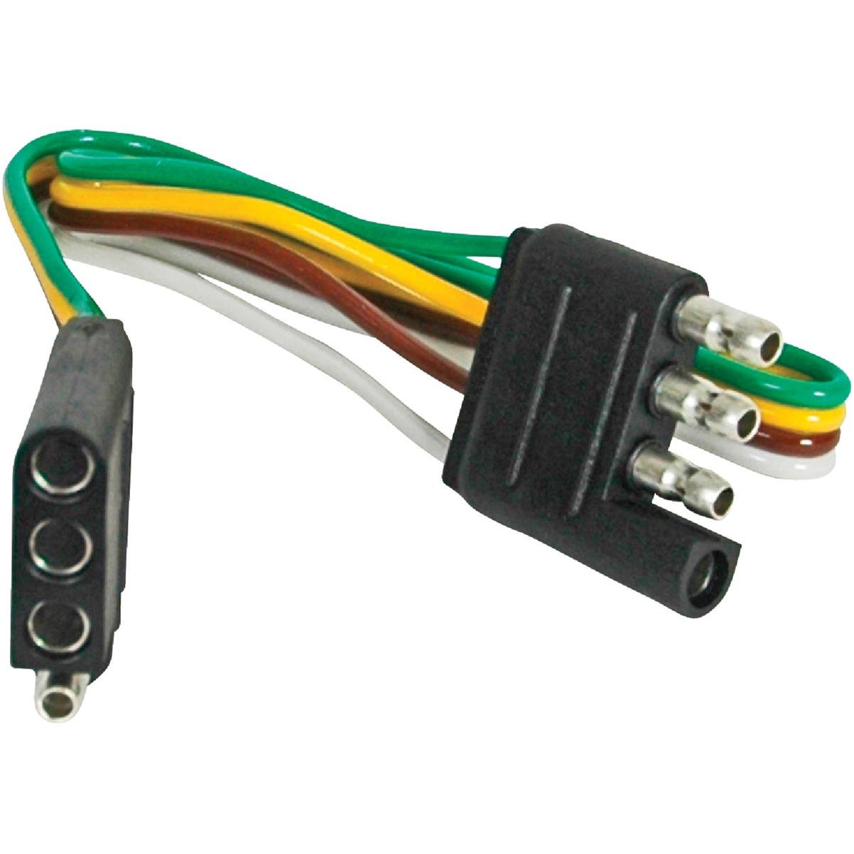TowSmart 12 In. 4-Wire Flat to 4-Wire Flat Extension Connector