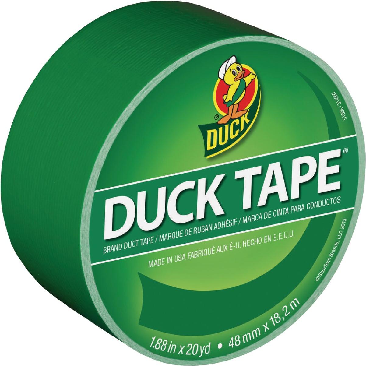 Duck Tape 1.88 In. x 20 Yd. Colored Duct Tape, Green