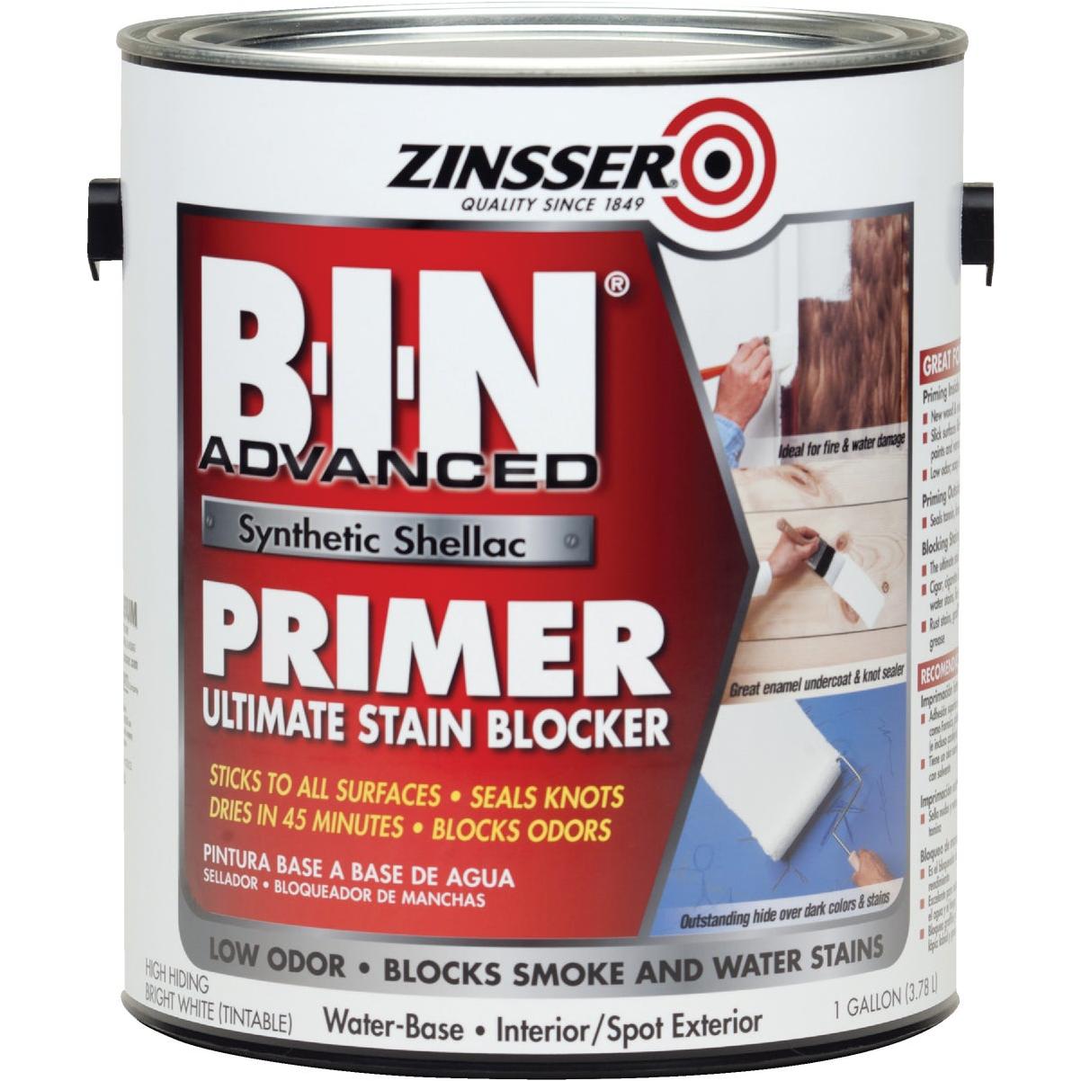 Zinsser B-I-N Water Base Primer, White, 1 Gal.