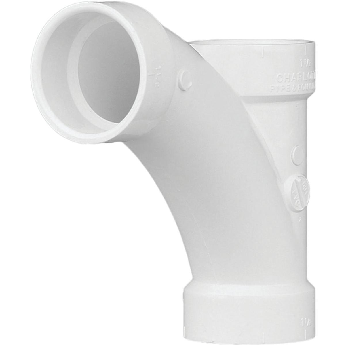 Charlotte Pipe 2 In. Tee-Wye DWV PVC Tee