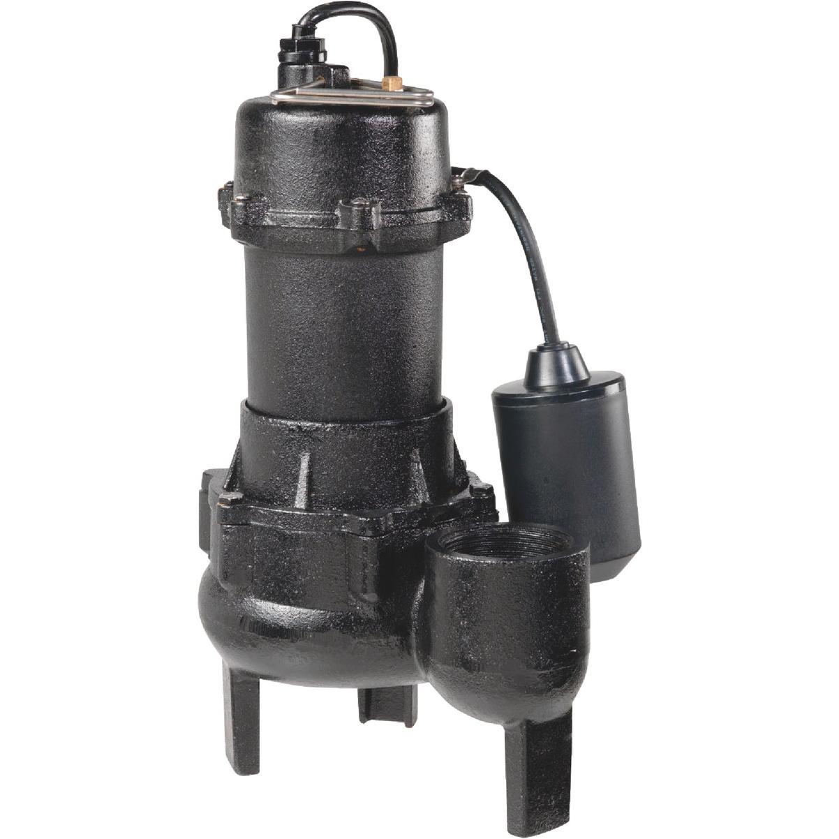 Wayne 1/2 H.P. Cast Iron Sewage Ejector Pump with Tether Switch