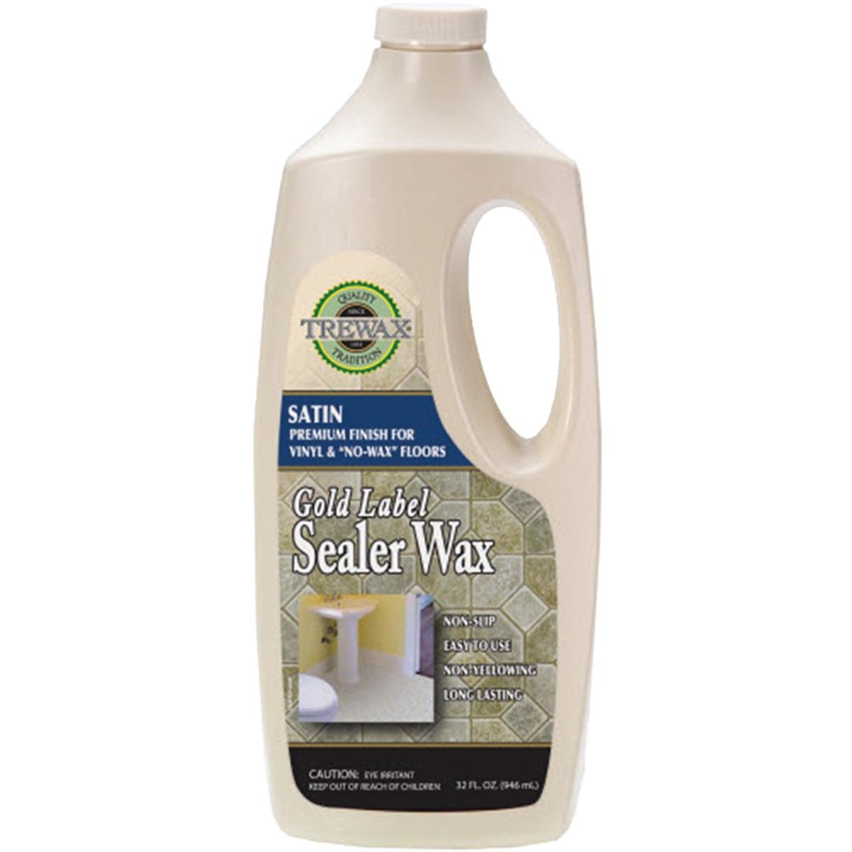 Trewax 32 Oz. Gold Label Satin Finish Floor Sealer Wax